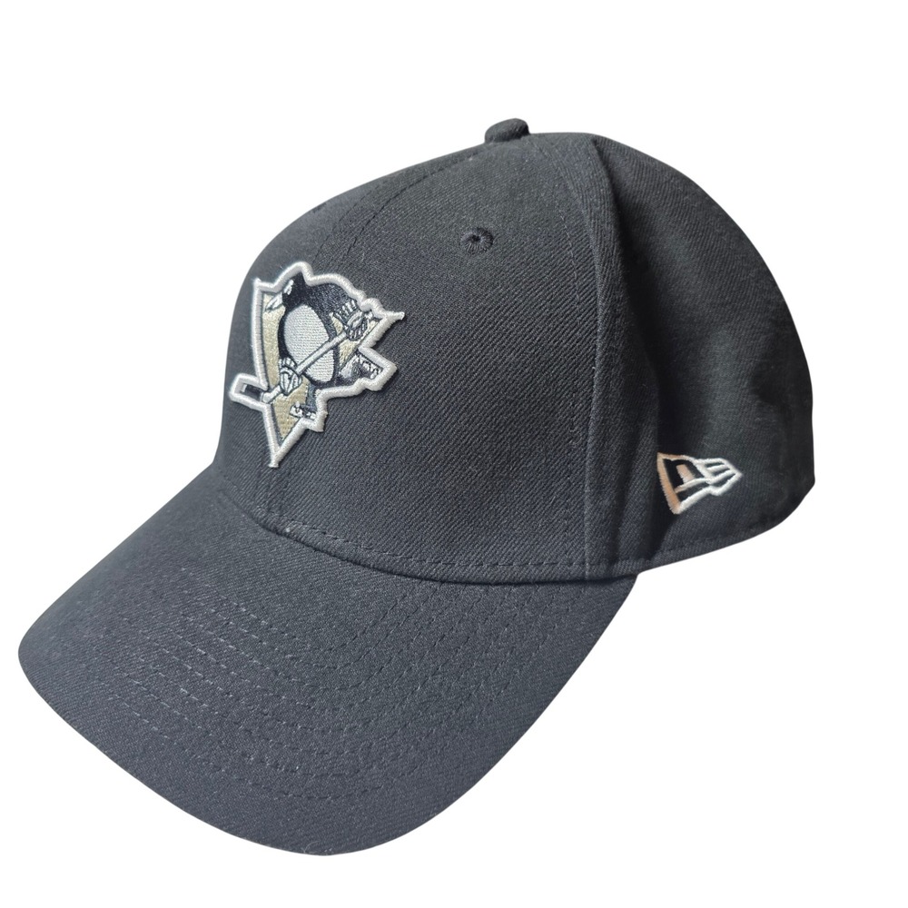 Pittsburgh Penguins New Era 9FORTY Black NHL Baseball Cap Hat - Picture 6 of 10